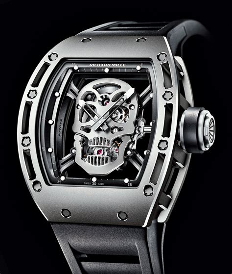 richard mille tourbillon mask|Richard Mille skull watch price.